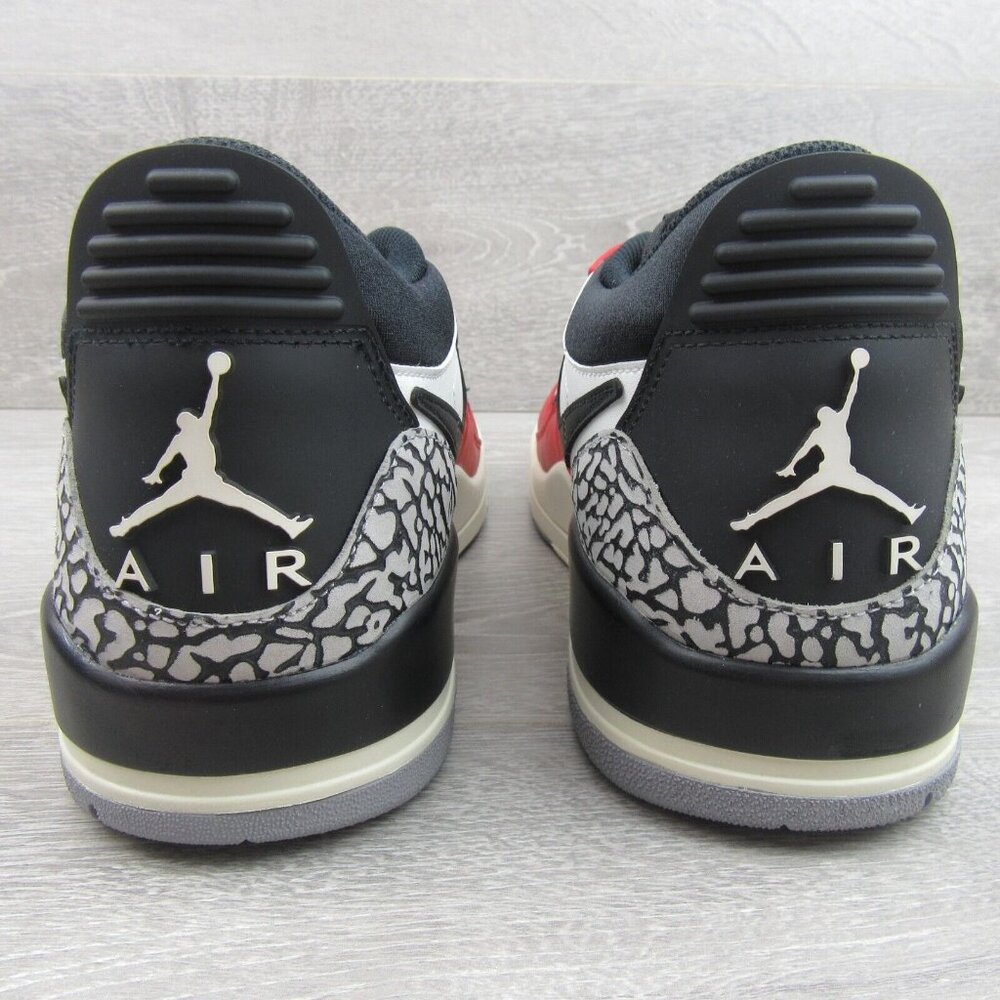Air Jordan Legacy 312 Low Sneakers Men's Size 13 Black White Red NEW - Picture 9 of 15